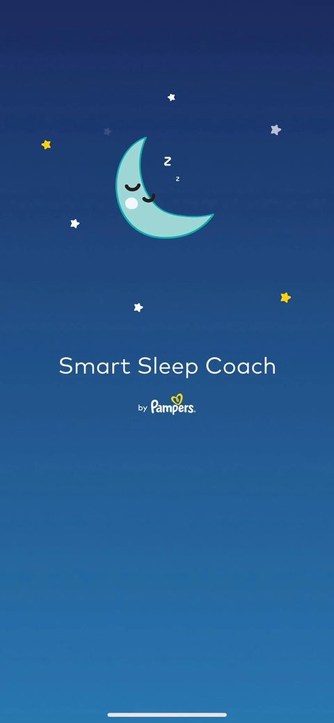 מסך הפתיחה של Smart Sleep Coach